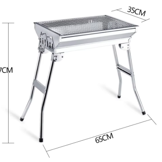 Quited sold BBQ charcoal portable grill emergency oven camping stove