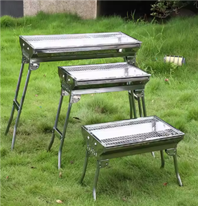 Quited sold BBQ charcoal portable grill emergency oven camping stove