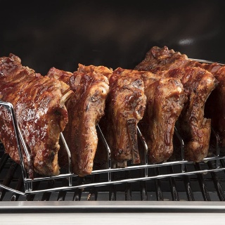 Stainless steel roasted chicken rack: a magical tool for grilling delicious dishes