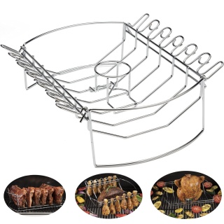 Stainless steel roasted chicken rack: a magical tool for grilling delicious dishes