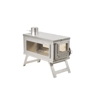 WOOD BURNING CAMPING TENT STOVE Camping super star- tent stove with three GLASS SIDES WINDOOWS