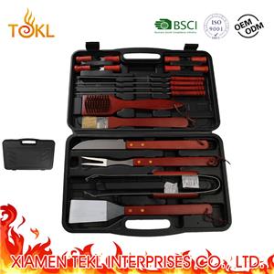 Stainless steel eighteen piece barbecue tool knife: opening up a new outdoor barbecue experience