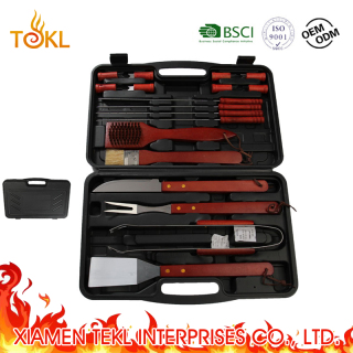 Stainless steel eighteen piece barbecue tool knife: opening up a new outdoor barbecue experience