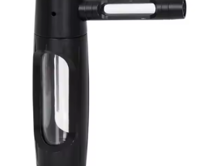 New Arrival Spindle Shape Aluminum Alloy Smoking Tube Portable Metal with Glass Pipe Easy Clean Smoking Tube