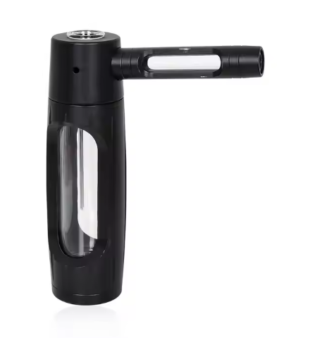 New Arrival Spindle Shape Aluminum Alloy Smoking Tube Portable Metal with Glass Pipe Easy Clean Smoking Tube