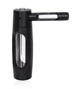 New Arrival Spindle Shape Aluminum Alloy Smoking Tube Portable Metal with Glass Pipe Easy Clean Smoking Tube