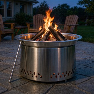 Stainless Steel Smokeless Fire Pit