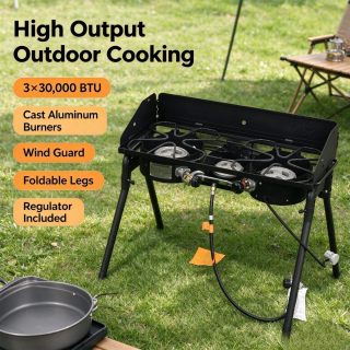 3-Burner Outdoor Propane Stove