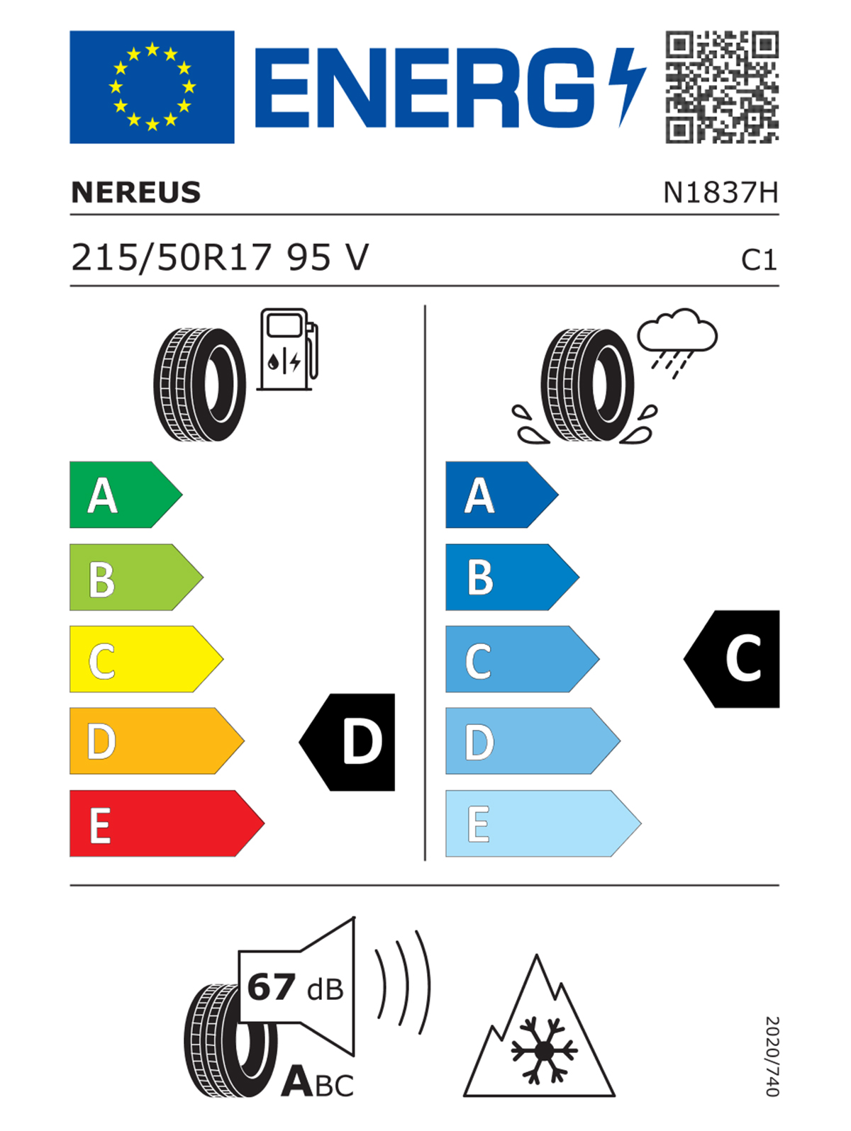 shorter braking tire