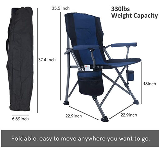 folding camping chair with logo
