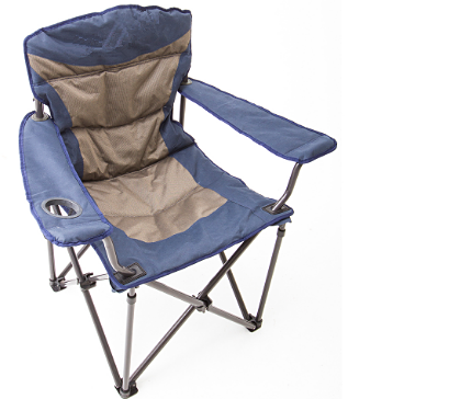 folding chair with cooler bag