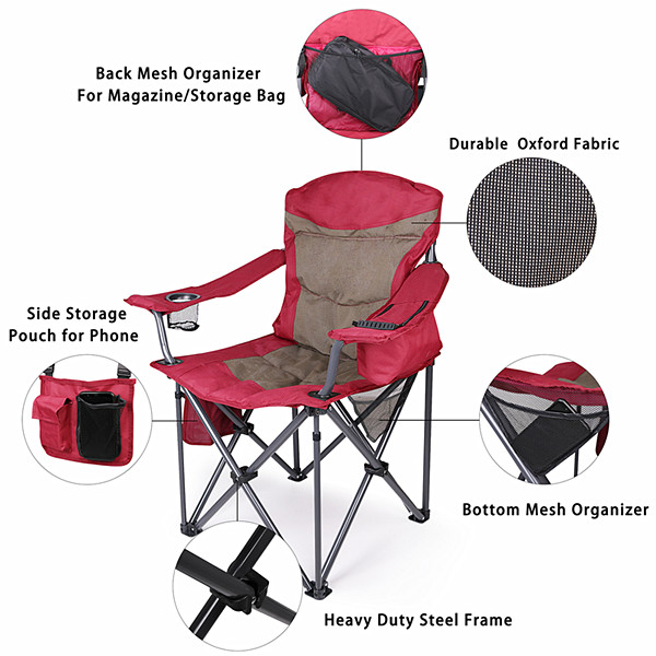 Foldable camp chair