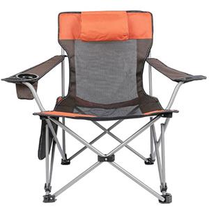 Chaise de pêche de camping pliante inclinable portable en plein air
