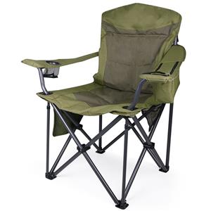 Big Size Folding Camping Fishing Chair na may mga Arm