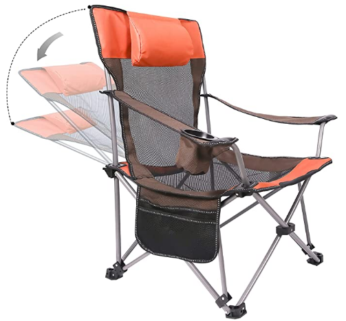 folding Ajustable beach chair