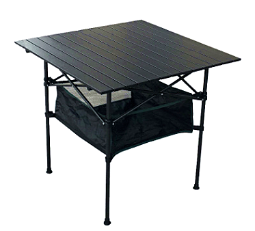 Folding stall table