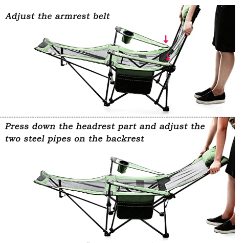 Removable folding chair