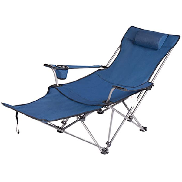 Outdoor Reclining Folding Lounge Camping Fishing Chair