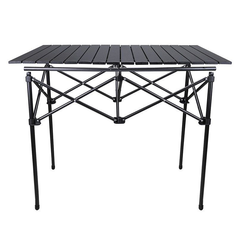 Lightweight Roll Up Aluminum Folding Camping Picnic Table