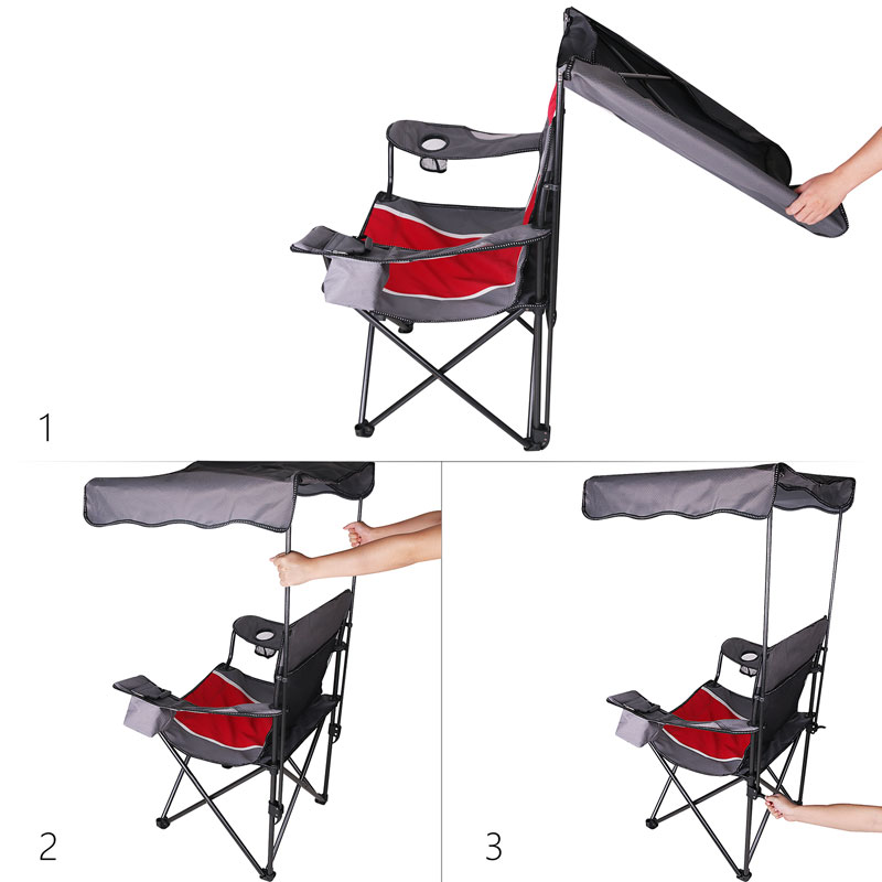 Camping Chair with Side Table