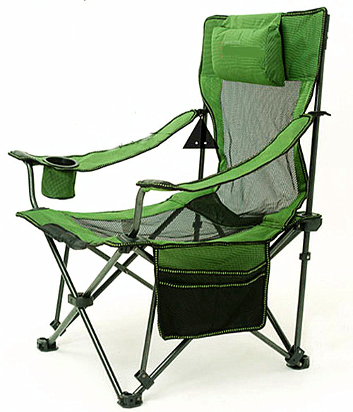 Adjustable recliner folding chair