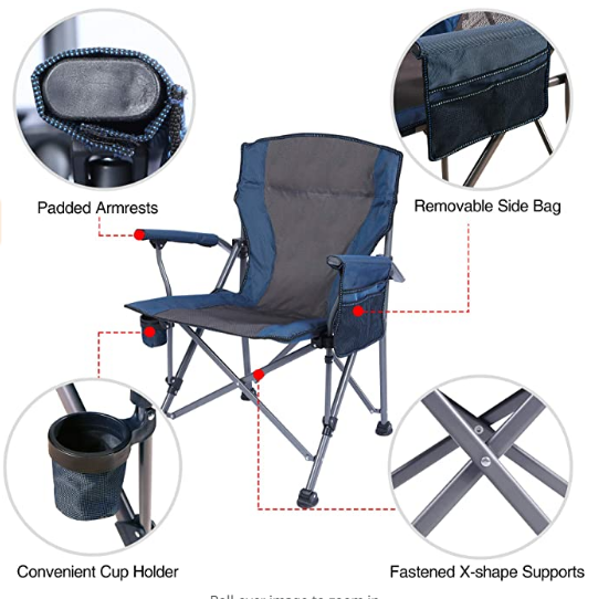 Folding camping chair