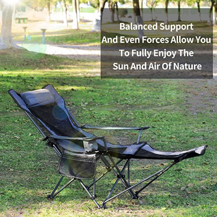 aluminium reclining camping chairs