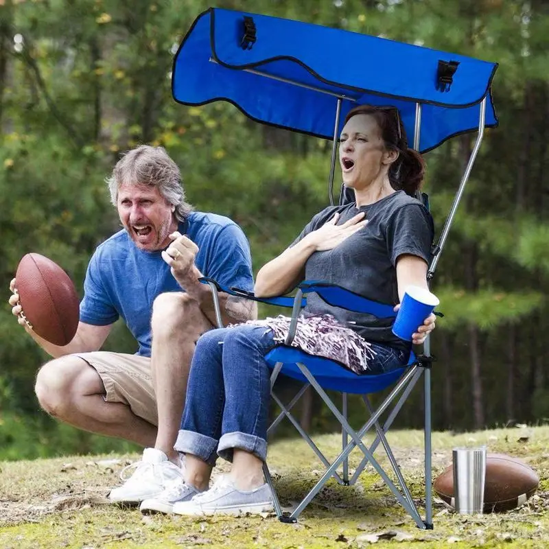 outdoor chair with sunshade