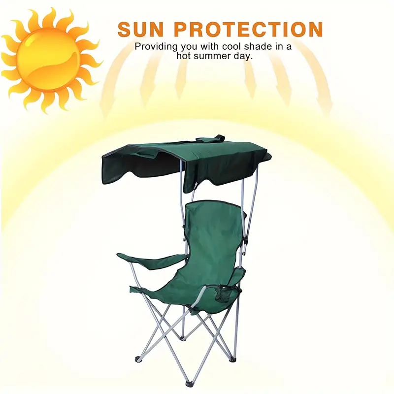 outdoor chair with sunshade