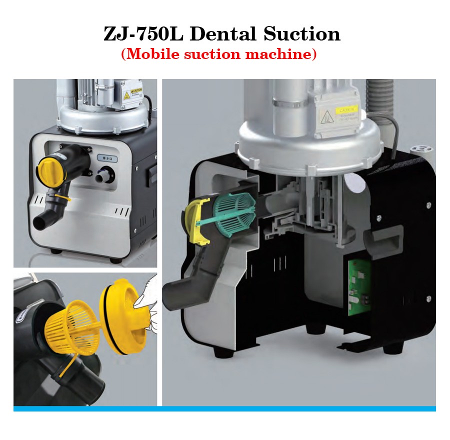 portable dental suction unit