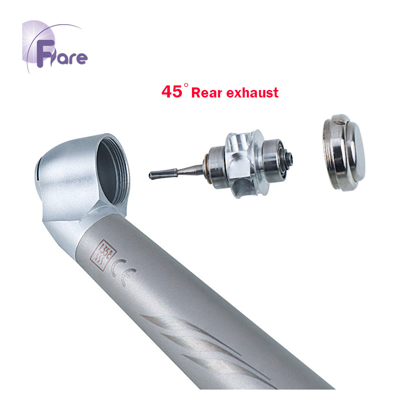 45 Degree Led High Speed Handpiece Dental Turbina