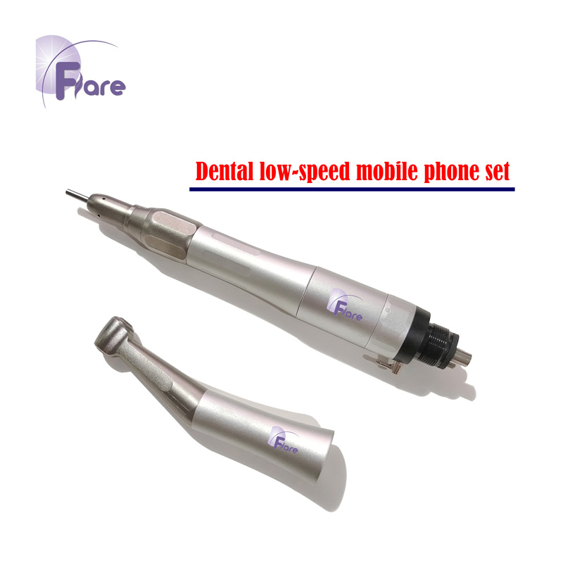 Dental Handpiece Set With Contra Angle And Straight Handpiece