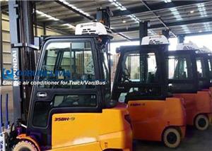 Full electric air conditioner for forklift