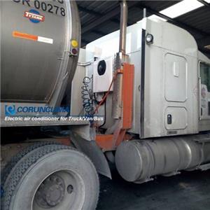 Truck parking air conditioner in Mexico