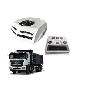 Rooftop air conditioner for semi truck