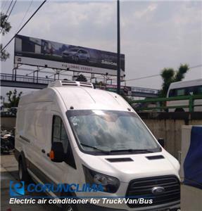 Conversion van roof air conditioner