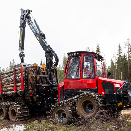 air conditioner for forest machines