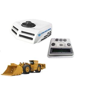 Air conditioner for underground loaders