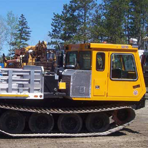 Track vehicles air conditioner