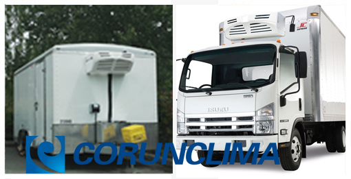 Electric refrigeration unit for trucks