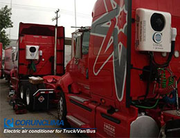 Truck sleeper air conditioner