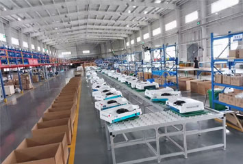 Corunclima transport refrigeration units are under busy production in factory