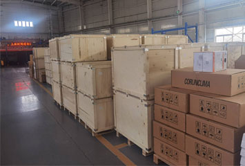 Corunclima transport refrigeration units are made carefully on production line