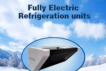 fully electric DC autonomous refrigeration units