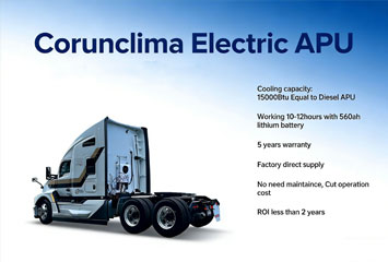 Corunclima Electric APU Elevate Long Haul Comfort and Efficiency