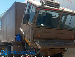 AC unit for dump truck