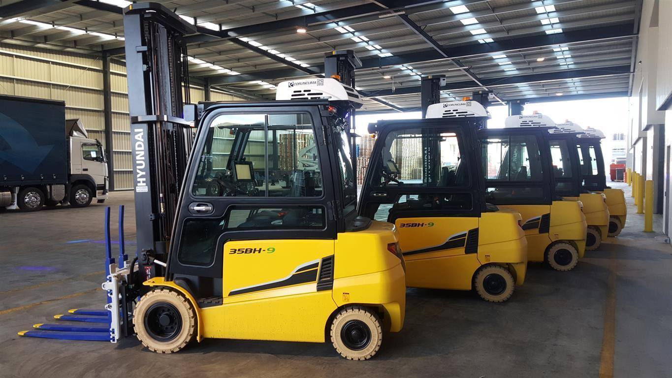 Air Conditioner for electric forklift