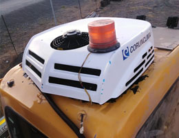 Air conditioner for train driver