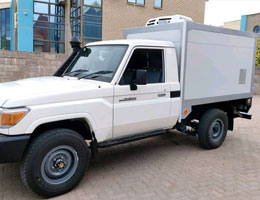 Battery drive van freezer unit