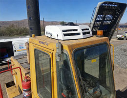 Air conditioner for Telescopic handler